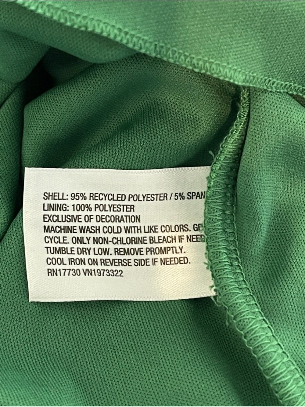 EUC Wild Fable Women's Green Sleeveless Lace-Up Elastic Back Dress // S - Picture 10 of 10